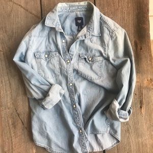 Gap Jean Shirt Large